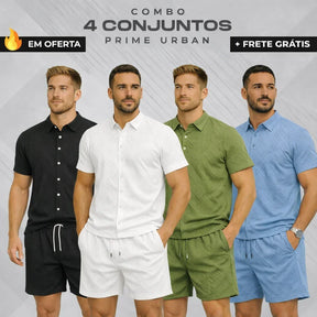 Kit 4 Conjuntos Prime Urban em Tecido Premium
