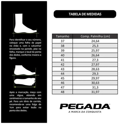 Kit Pegada Sapatênis Ortopédico + Chinelo Massageador [Envio Nacional]