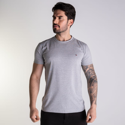 (Compre 3 Leve 5) Kit 5 Camisetas Tommy H + Pack com 3 Cuecas Boxer de Brinde