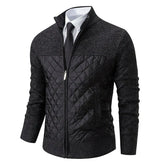 Jaqueta Masculina Patchwork - Cardigã Masculino - Outono/Inverno 2024